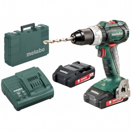 Шуруповёрт аккумуляторный BS 18 LT BL 2x2.0 Ah METABO