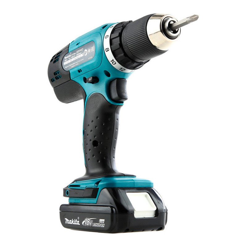 Шуруповерт аккумуляторныйб ударный  (с АКБ) MAKITA 18V 1.5Ah...