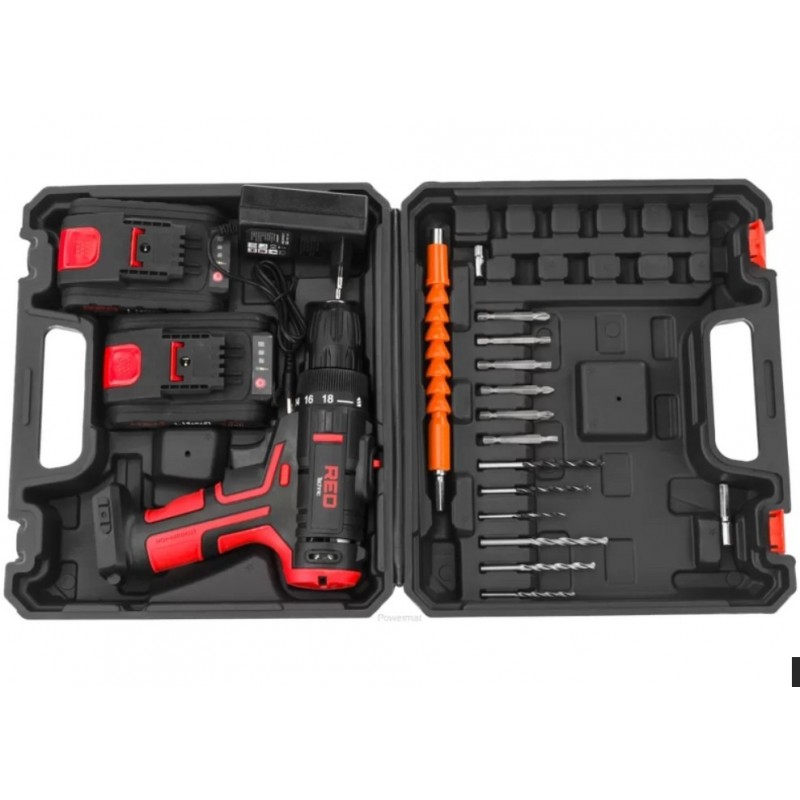 Аккумуляторный Шуруповерт Red Technic RTWA0075 2,0 Ач