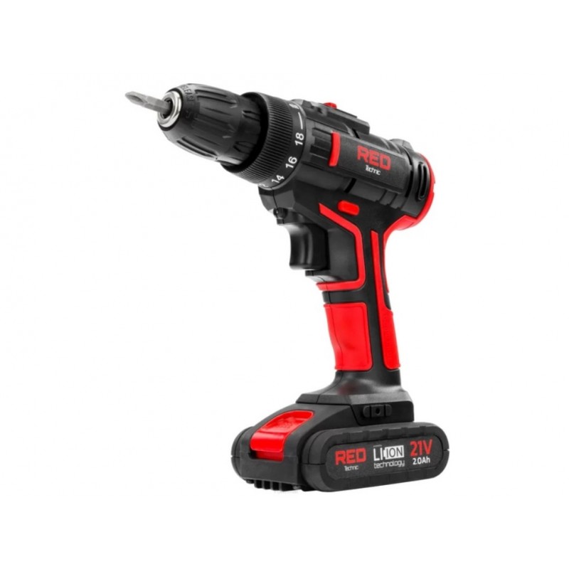 Аккумуляторный Шуруповерт Red Technic RTWA0075 2,0 Ач