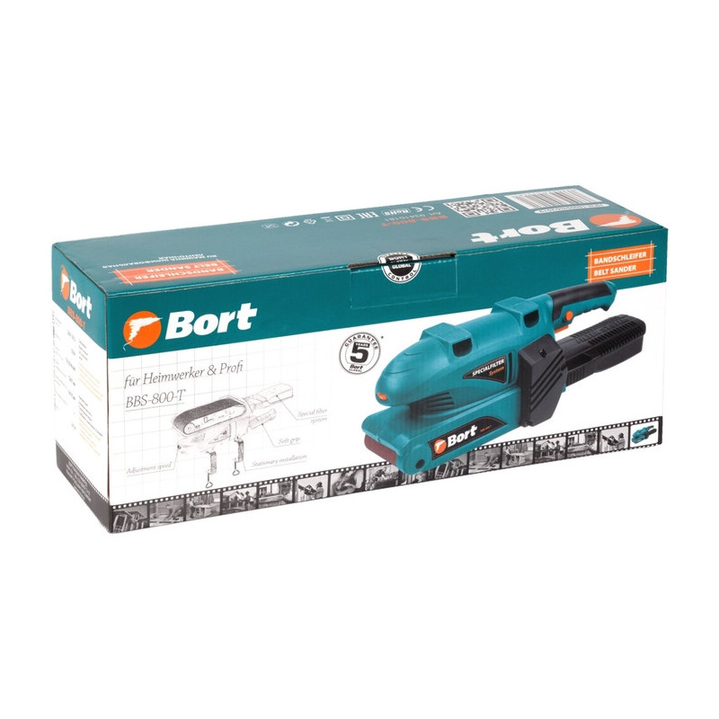 Шлифмашина ленточная Bort BBS-800-T