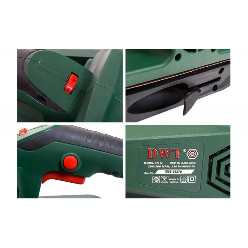 Шлифмашина ленточная DWT BS09-75V